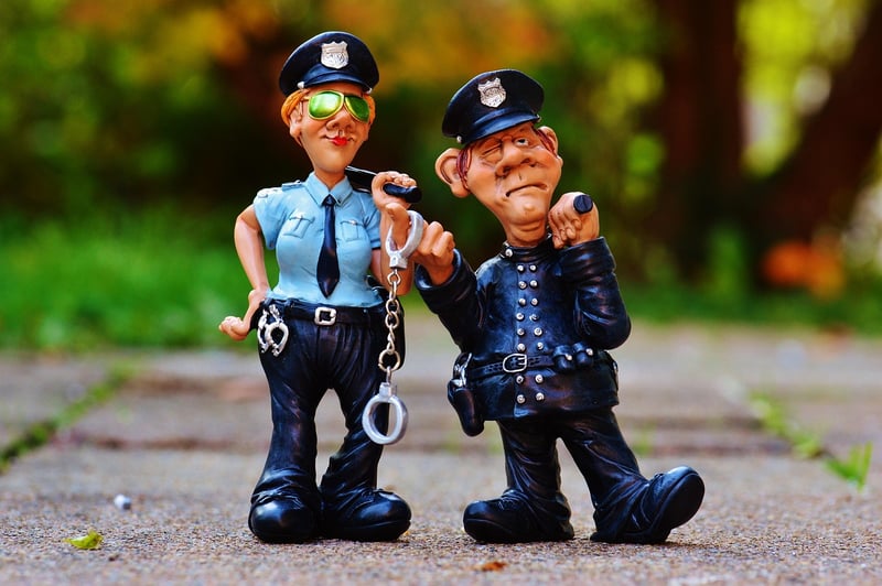 Handcuffs symbolizing legal troubles